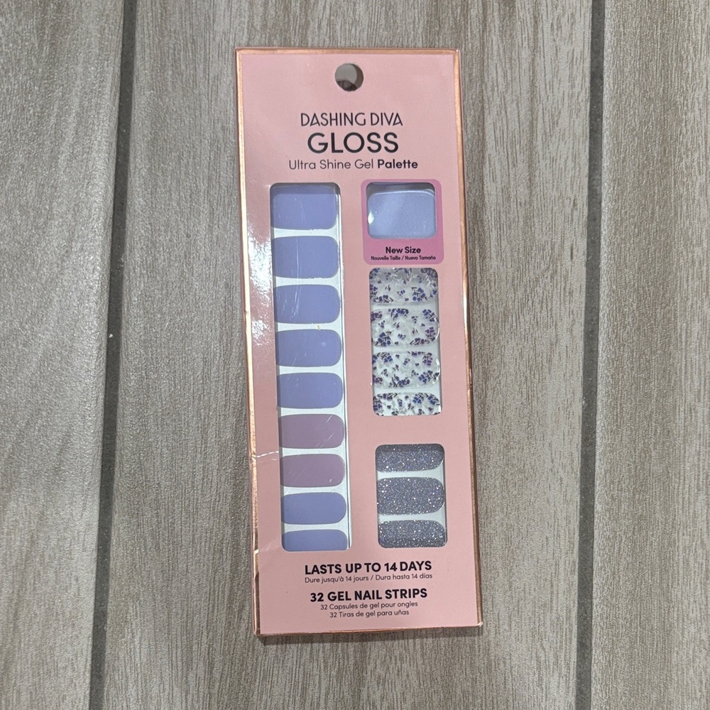 Dashing Diva Gloss Ultra Shine Gel Palette - Purple and Silver